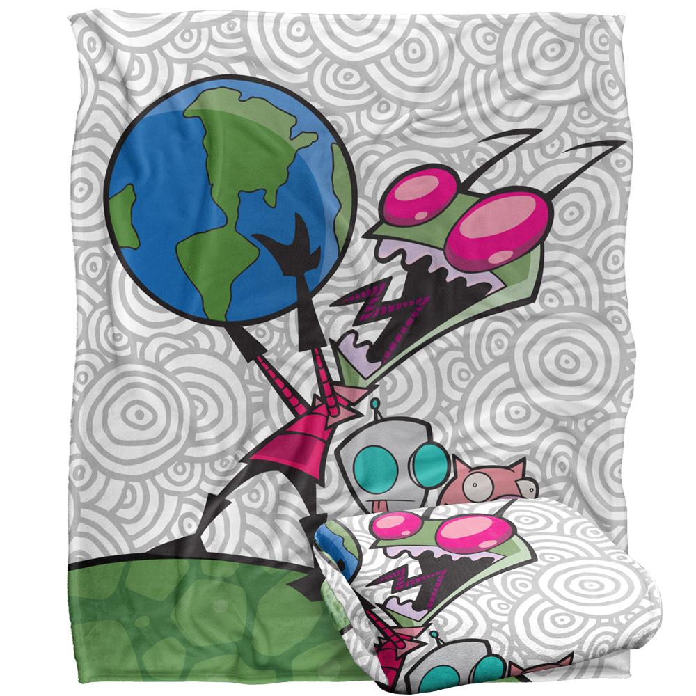 Invader Zim Silky Gir Supersoft Blanket