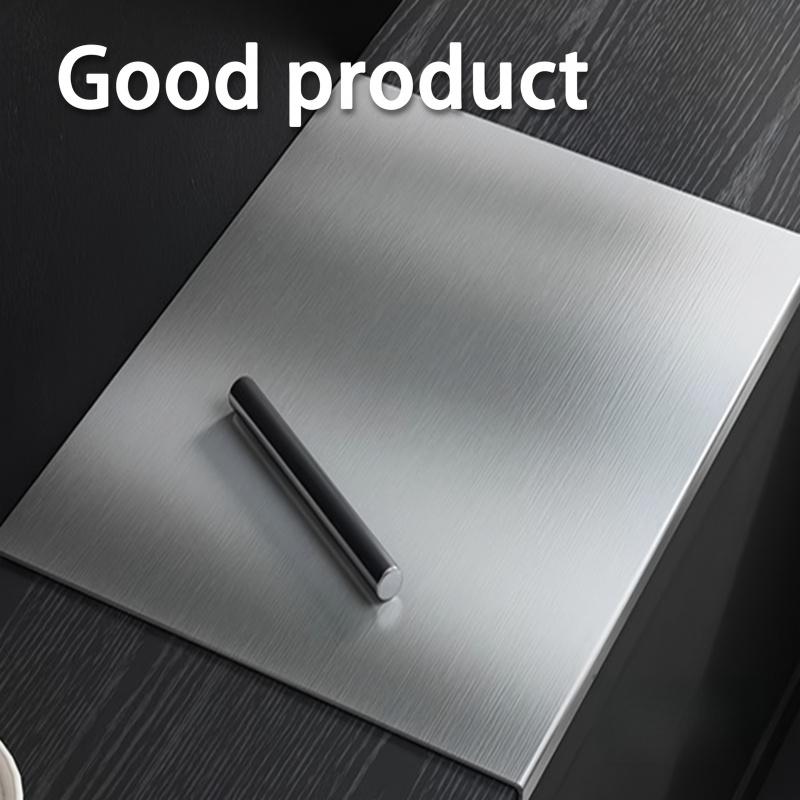 Large Foldable Stainless Steel Cutting Board, Kitchen Tools, BBQ, Kitchen Items, Kitchens Accessories for Home & Outdoor Use