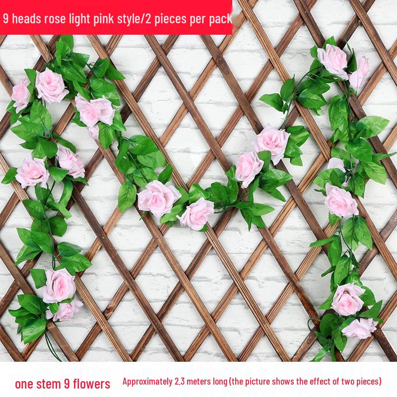 Artificial Rose Garland for Wall Hanging and Indoor Decor