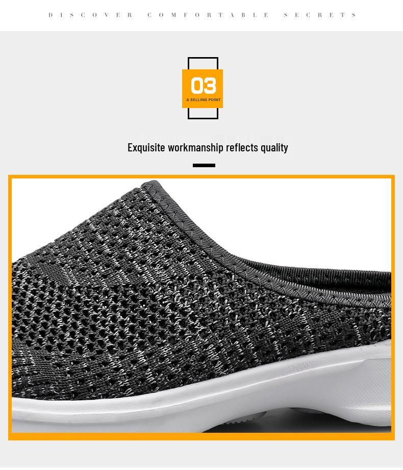 Sommer 2025 Baotou Halbschuhe: Herren Casual Übergröße Coole Slipper