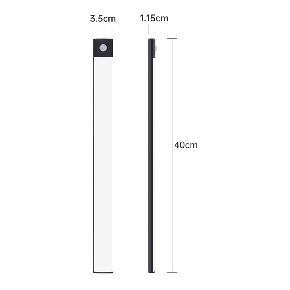 Ultra Thin LED Motion Sensor Cabinet Light USB Rechargeable 3 Magnetic Night Lamp for Kitchen Wardrobe