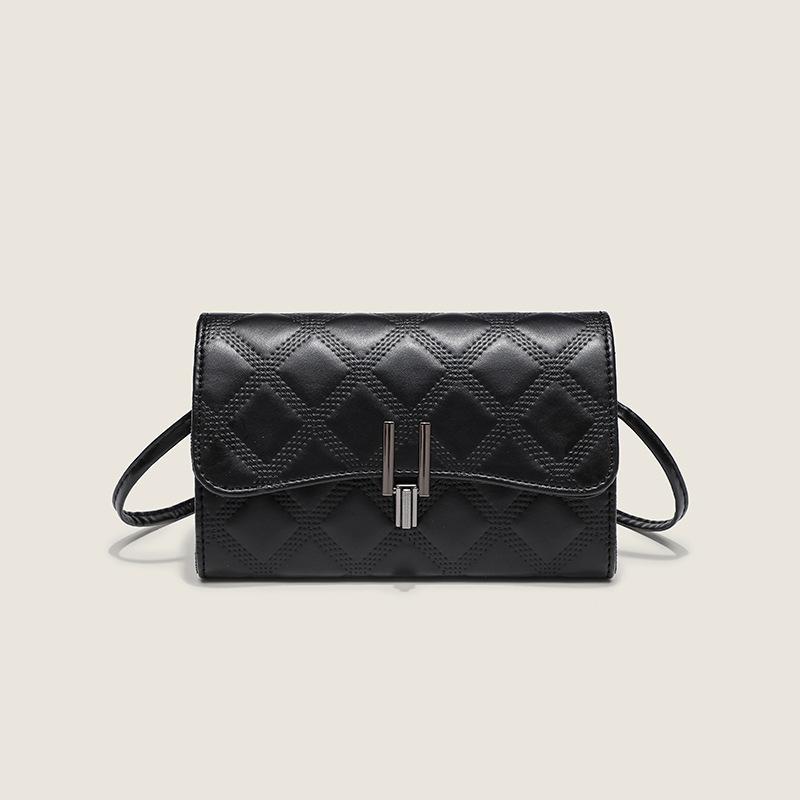 

Женская сумка Super Fire Маленькая сумка Женская модная сумка-мессенджер с бриллиантовой цепочкой Маленькая квадратная сумка чёрный