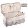 Hair Dryer Travel Bag Waterproof Dual Layer Storage Case with Wide Zip Opening and Carry Handle