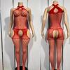 Underwear Crotchless Babydolls Dress Costume Sexy Halter Neck Bodystockings Fishnet Hollow Baby Dolls Lingerie Women