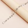 Chic Beaded Alloy Necklace Featuring Flat Moon Charm and Pearls Diamond Elements Creating Modern Fashion Look for Women