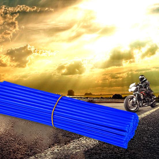 36Pcs Bike Motorcycle Wheel Spoke Wraps Rim Skin Cover Guard Motocross Kits