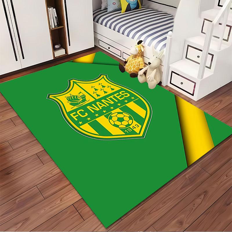 FC Nantes Logo Carpet Design suitable as a non-slip mat for the living room or bedroom sofa