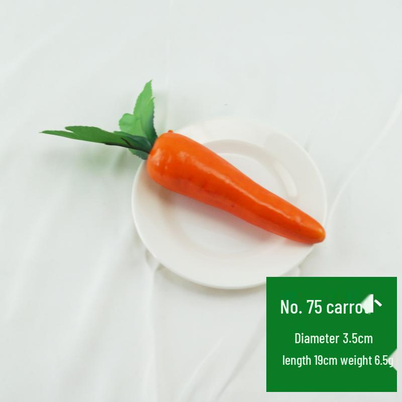 Plastik Rettich und Karotte Künstliches Gemüse Ausstellungsmodell für Bildung und Dekoration