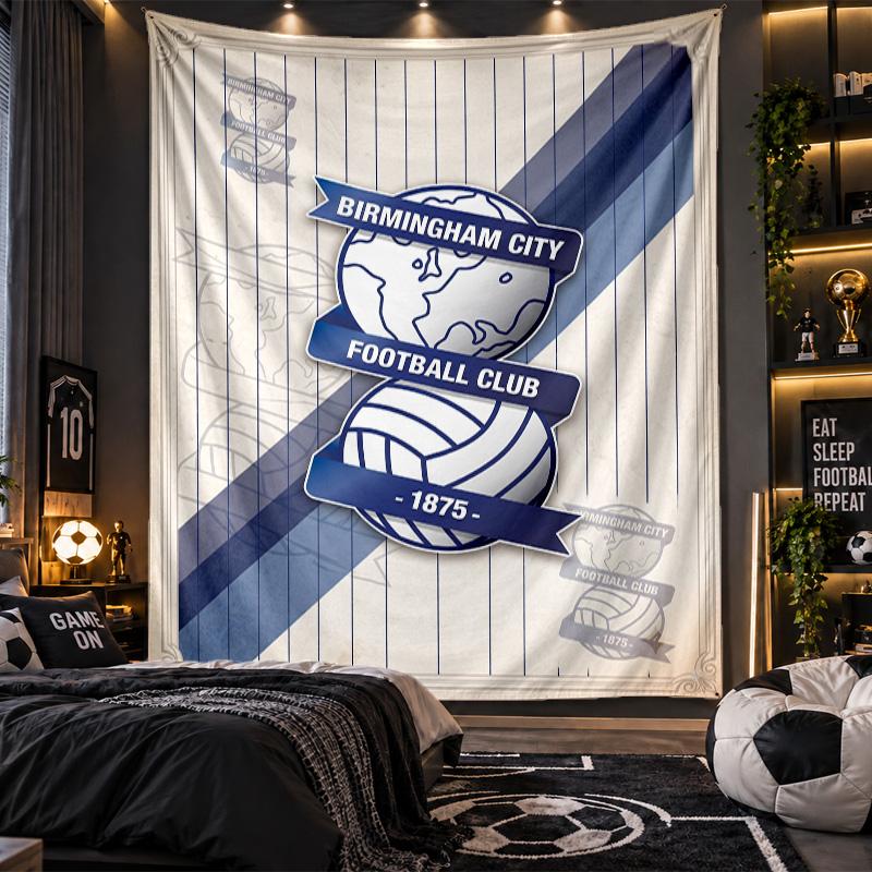 Wall Hanging Tapestry Birmingham City Print Cloth for Living Room Bedroom Home Decor