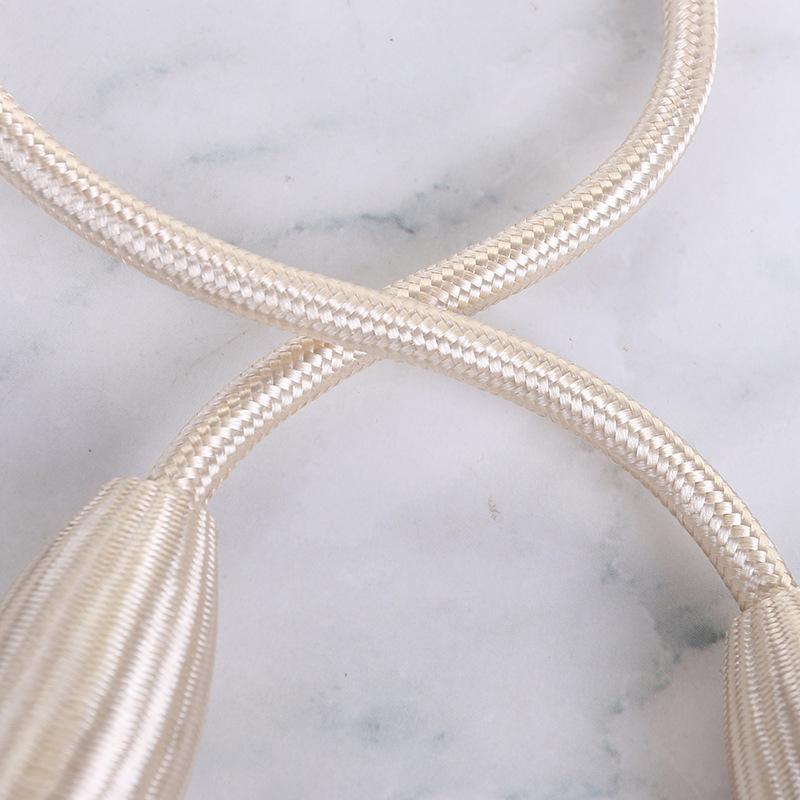 Flexible Wire Curtain Tiebacks Modern Decorative Curtain Holders Rope Ties for Window Treatment Home Decor
