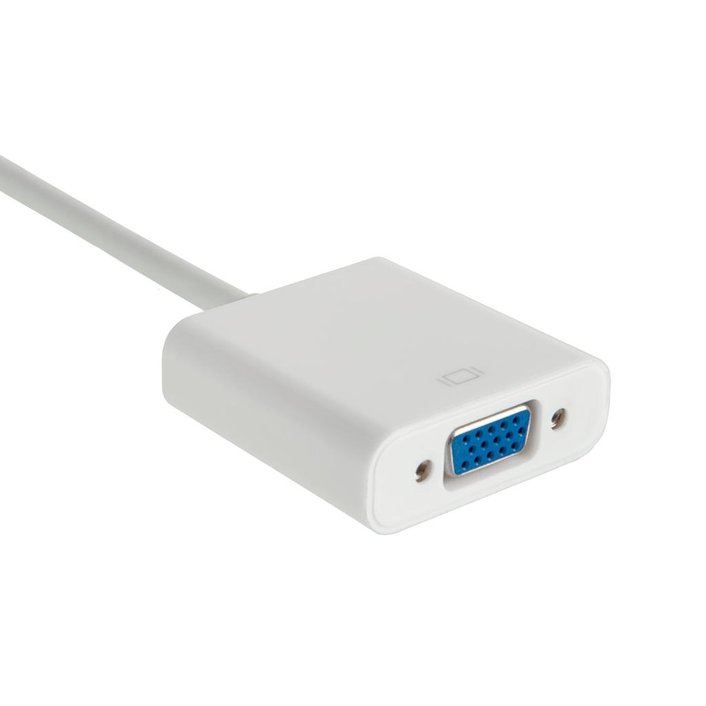 Adapter VGA Mini DisplayPort Akyga AK-AD-39 Konwerter DP Kabel 15cm Żeńsko-męski