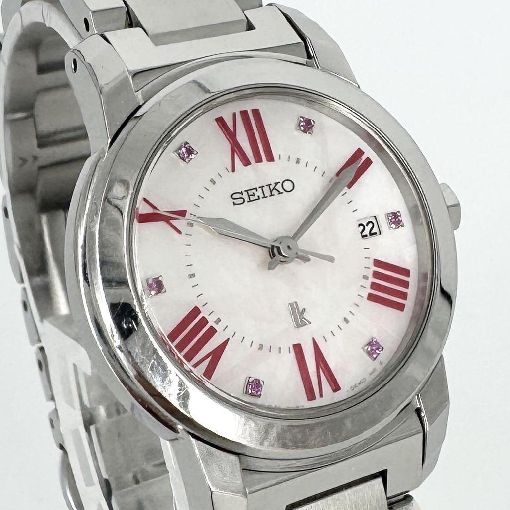 [USED] Rare/Battery-Free SEIKO LUKIA Women's Pink Watch