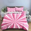 Pink Glitter Decorative Set Soft Comfortable Duvet Cover Bedding Set Included 1*Duvet Cover & 2*Pillowcases gift