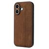 For iPhone 17 Case Protective PU Leather Covered TPU Phone Shell