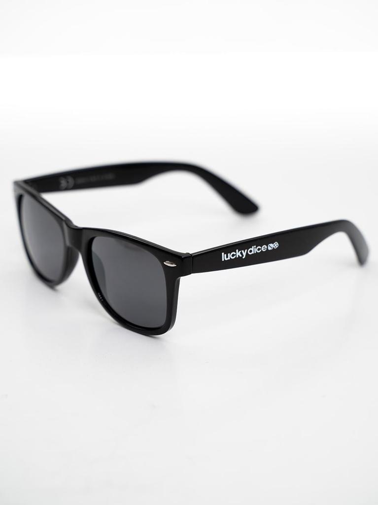 Wayfarer Sunglasses Black / Black Lucky Dice Name Uni