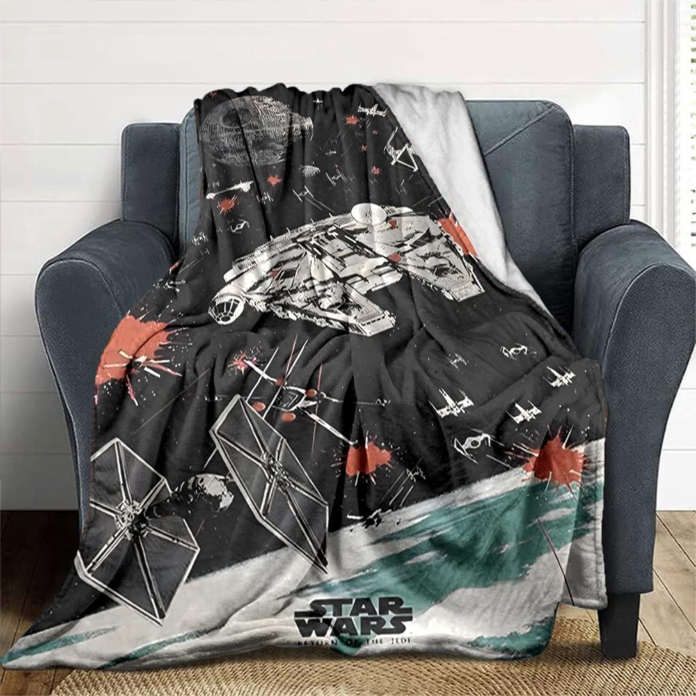 Star Wars Blanket Warmthful Decor Suitable for Office Couch Livingroom for All Occasions Modern Style Unique Gift for Family and Friends Camping