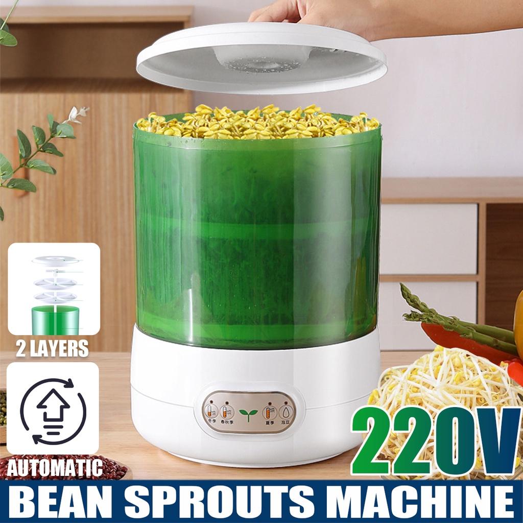 

20 Вт Автоматическая машина для проращивания бобов Интеллектуальная машина для выращивания бобов Автоматическая Большая вместимость Термостат Выращивание семян