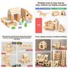 Joint Wooden Mortise Tenon Cottage Building Blocks Toy Childs Early Education