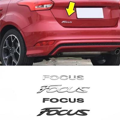 3D ABS Auto Letter Achterklep Stickers Embleem Badge Sticker Decal Autostyling Auto Accessoires Voor Focus Logo MK4 MK5 MK6 MK7