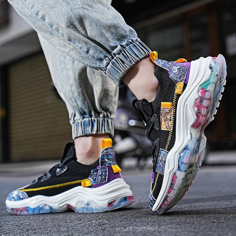 Boty pánské Tenisky Mužské ležérní Pánské Boty tenis Luxusní boty Trenér Závody Prodyšné Boty módní povaleči běhání Boty pro muže