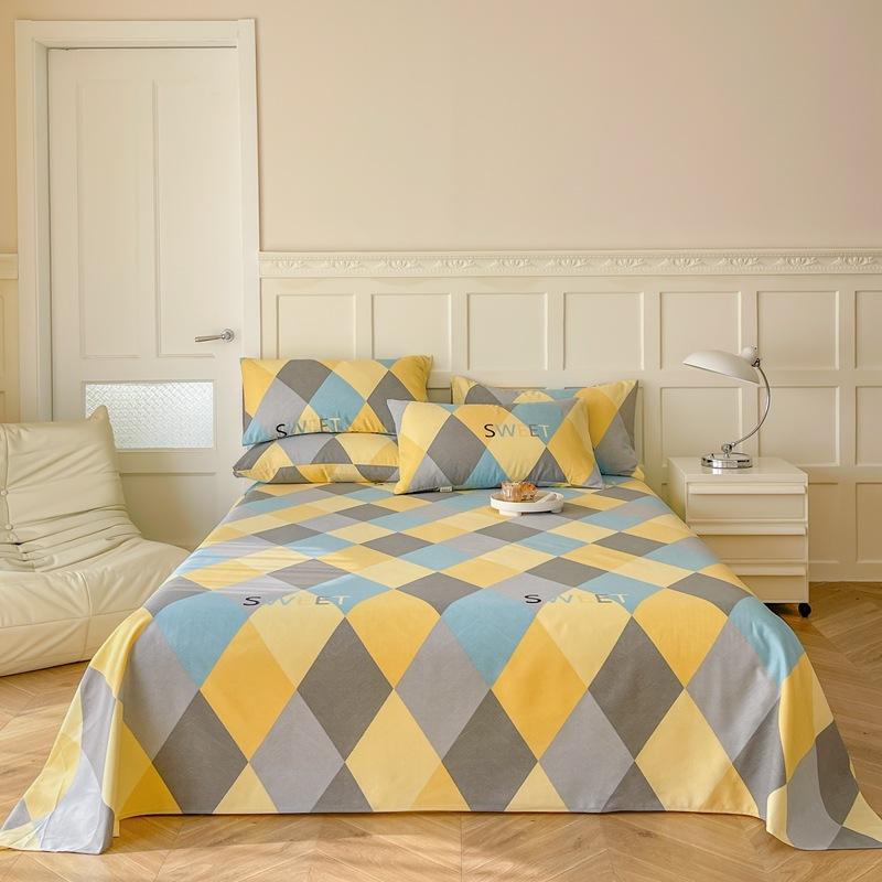 Velkoobchod od výrobce staré hrubé plátno povlečení třídílná sada potištěná staré hrubé plátno jednotlivý kus rohož kang jednotlivá přikrývka