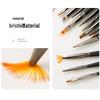 Japanese Nail Art Pen Set: 16-Piece Gel Polish Liner, Drawing, Carving, and Blending Brushes.