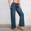 Jeans Wide Leg SHEIN ICON Primavera/Verão 2026 - Cor Sólida, Casual, Versátil, com Bolsos