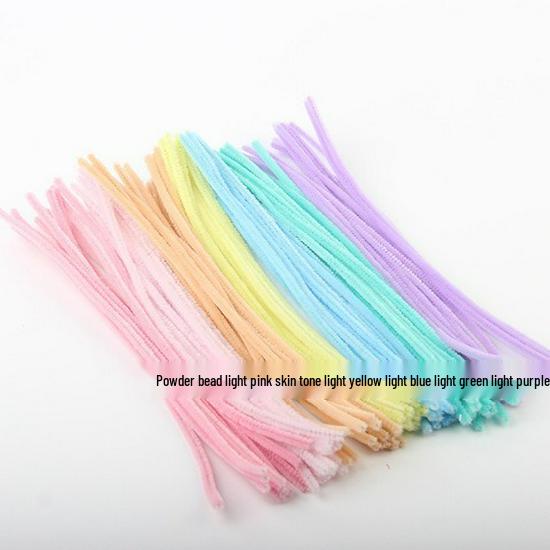 Colorful Chenille Pipe Cleaners for Kids' Craft & Educational Toys