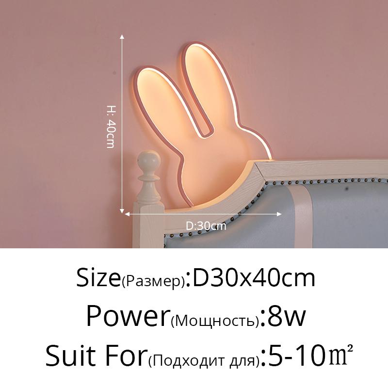 Rabbit Night Lights USB Powered LED Lamp Cute Animal LED Night Lamp Kids Baby Beside Table Lamp Bedroom Nightlight Holiday Gifts