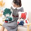 1pc 50cm Cartoon Anime Bakugou Katsuki Todoroki Shoto Midoriya Izuku Bolster Plush Boku No Hero Academia Pillow Kids Lovely Toys