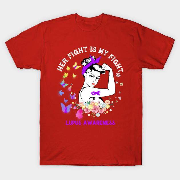 Buy Unisex Fashion TShirt her fight is 