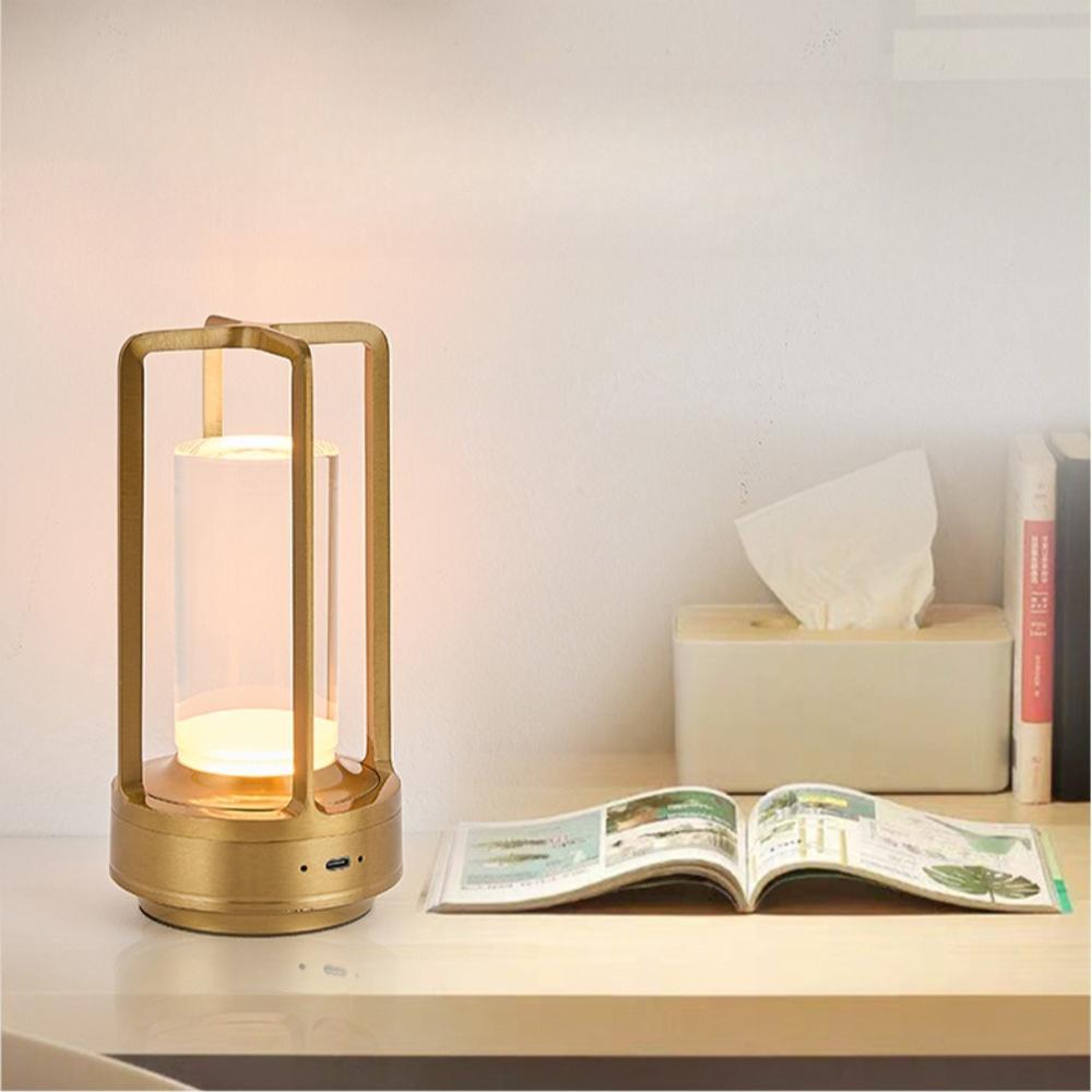 LED Night Light USB Charging Table Lamp Touch Control Ambient Light for Bedroom Living Room Cafe Hotel Home Decor Gift