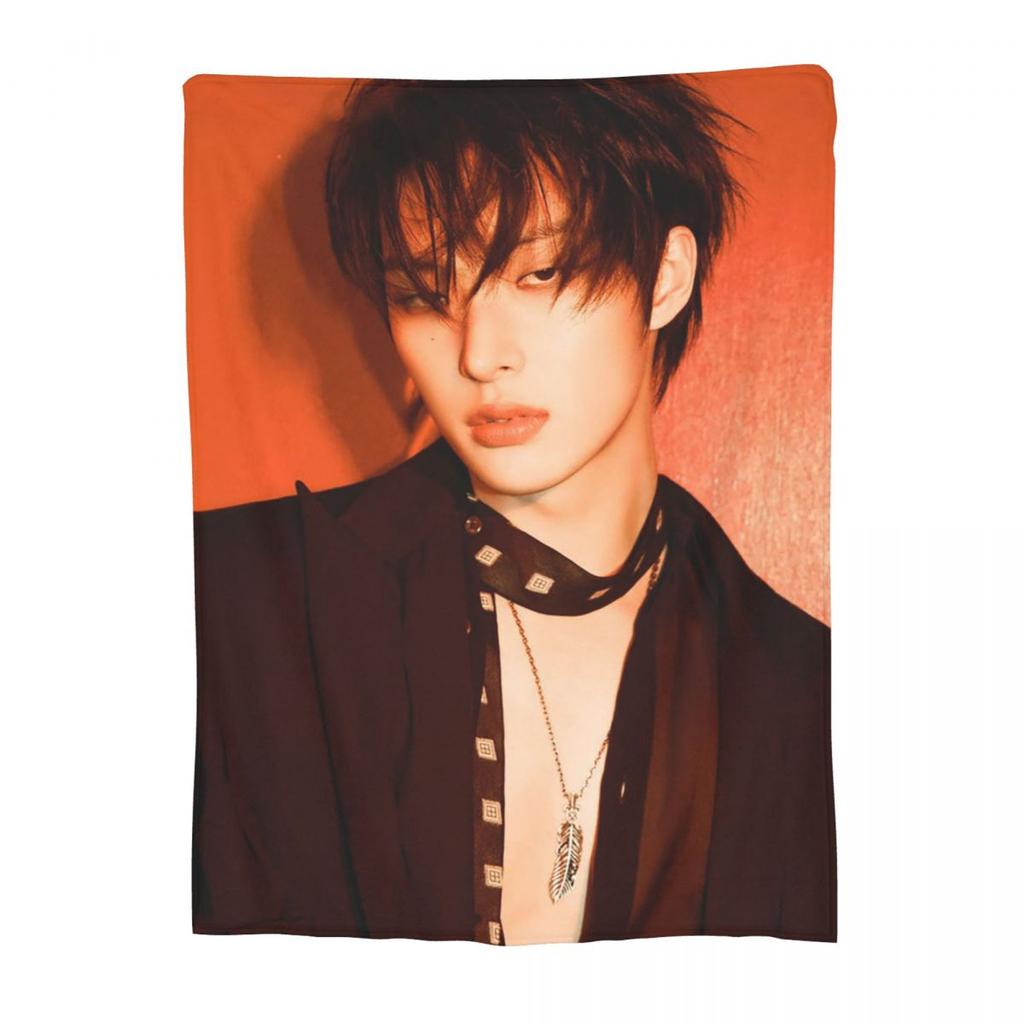 Mingi Ateez - Spin Off From The Witness Halazia Blanket Warm Flannel Throw Blanket Cover for Bed Living room Picnic Home Couch