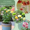 10PCS Shaped Support Pole Flower Rack Bracket, Fixed Anti Lodging And Leaf Protection Frame For Potted Plants And Flowers, Stable And Durable