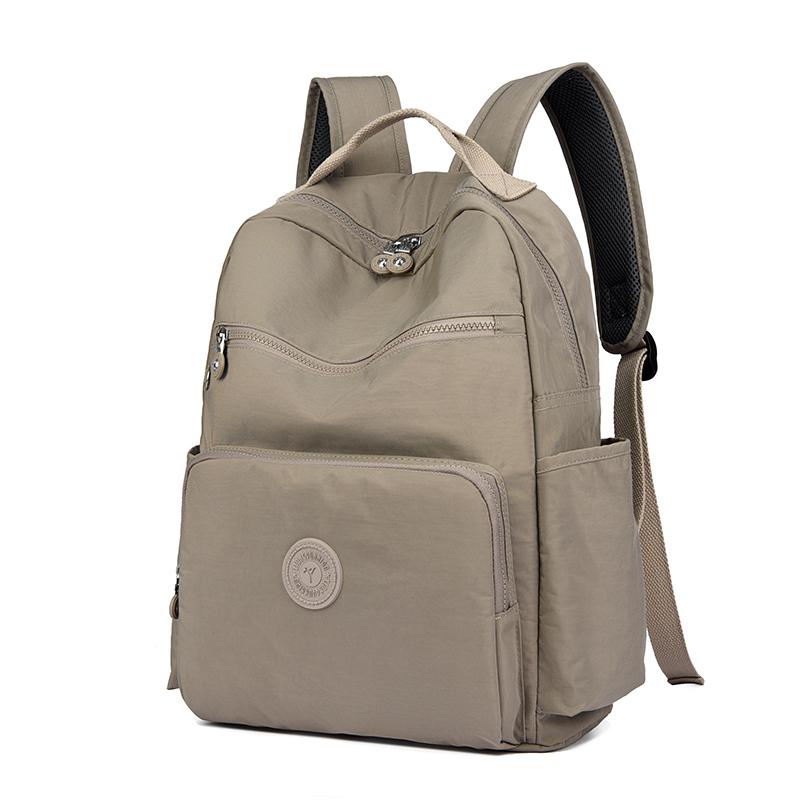 Backpack Large Capacity Women's Travel Backpack Nylon Student School Bag