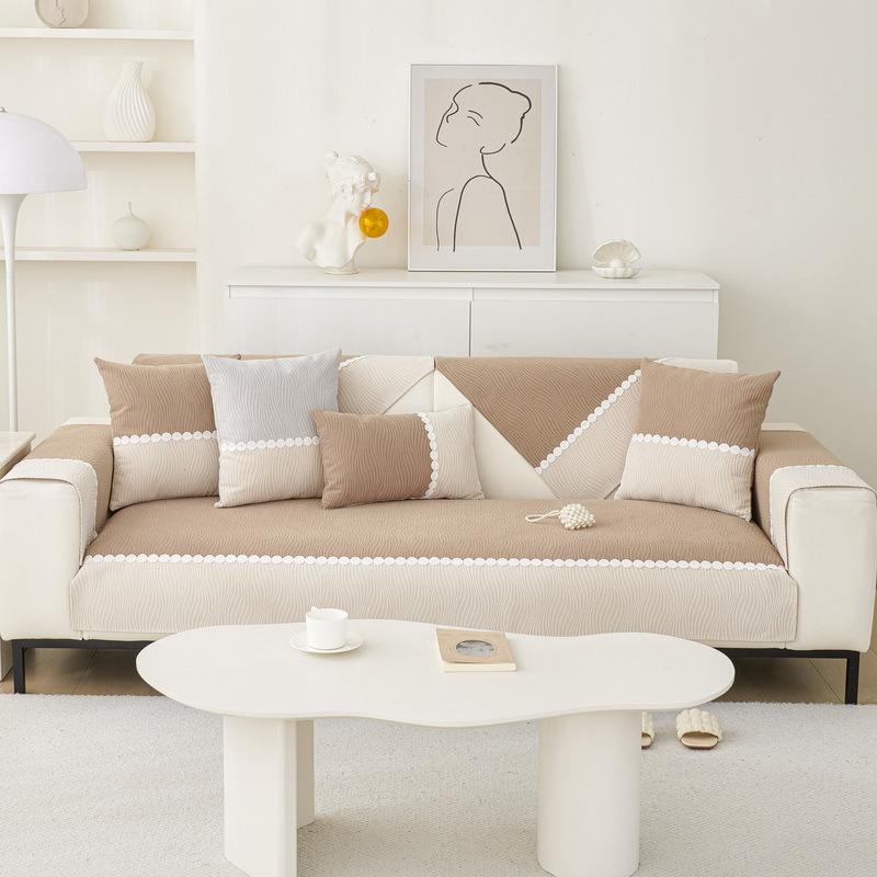 Chenille Sofa Cushion for All Seasons, New Non-slip Cushion, High-end Leather Sofa Cover, Seat Cushion Cover