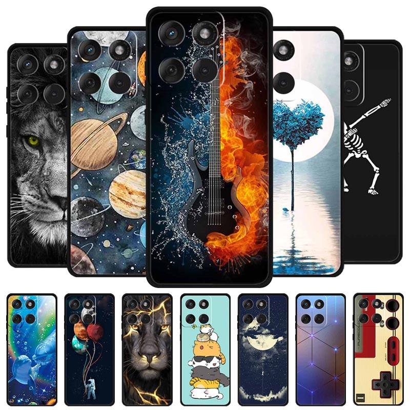 For Motorola Edge 70 5G Case Soft Silicone TPU Cool Animal Phone Cases For Motorola Moto X70 Air 5G Planet Protective Back Cover