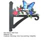 Metal Plant Hanger Wall Hook Heavy Duty Hanging Basket Bracket Decorative