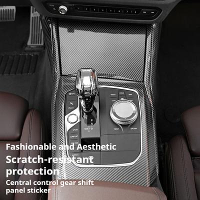 For BMW2 3 4Series G42 G20 G22 2020-2025 Carbon Fiber Car Interior ABS Center Console Dashboard Panel Cover Trim Car Accessories