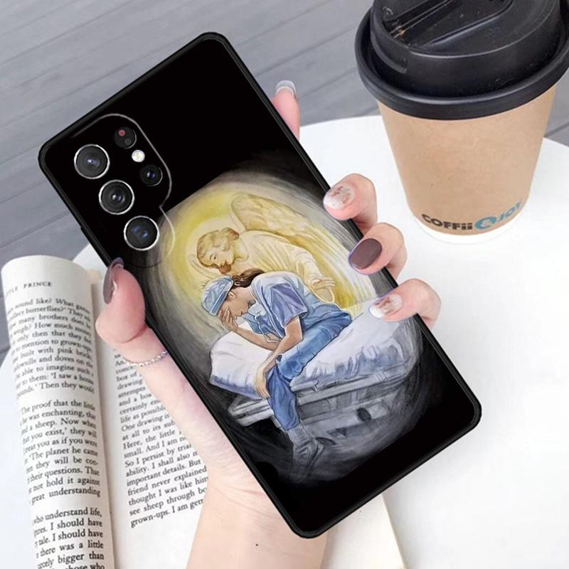 Medicine Doctor Nurse Phone Case Cover For Samsung Galaxy S24 S25 Ultra S21 S22 Ultra S10E Note 10 Plus Note 20 FE S23