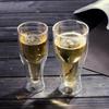 Chaxun Creative Double Wall Glass Beer Mug