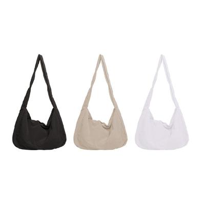 Crossbody Shoulder Bag Large Capacity Simple Fashion Bag Hobo Bag Korean Style