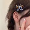 Yousheng Girl Hairpin Acetic Acid Starfish Shape Hair Clip Stable Anti-Slip Design Side Bang Hair Pin Lightweight Hair