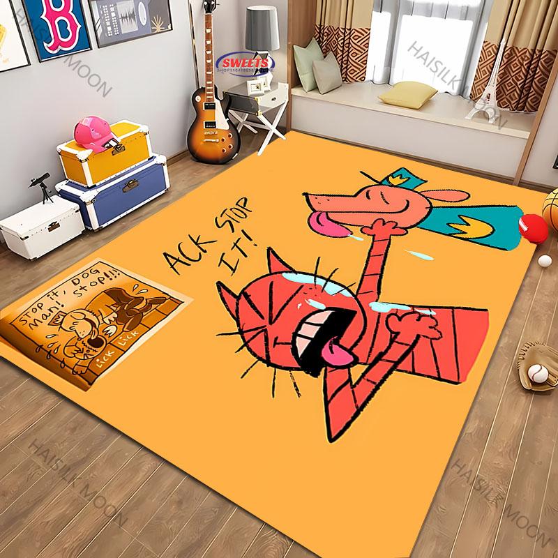 Cartoon D0g M-man Movie Theme Printed Carpet New Release! Rug for Living Room Bedroom,Office Areas,Durable Machine Washable Mat