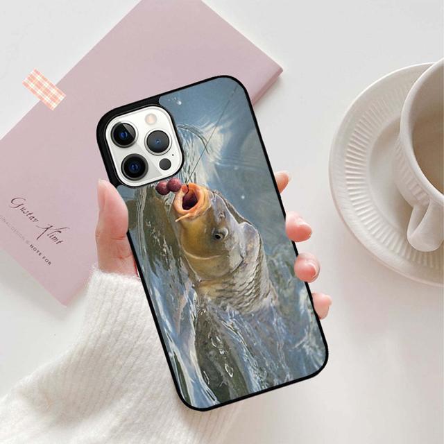 KARPFENFISCHEREI FISCH Handyhülle Cover Für iPhone 17 Air 16 15 14 Plus Apple 11 12 13 Pro Max Hülle