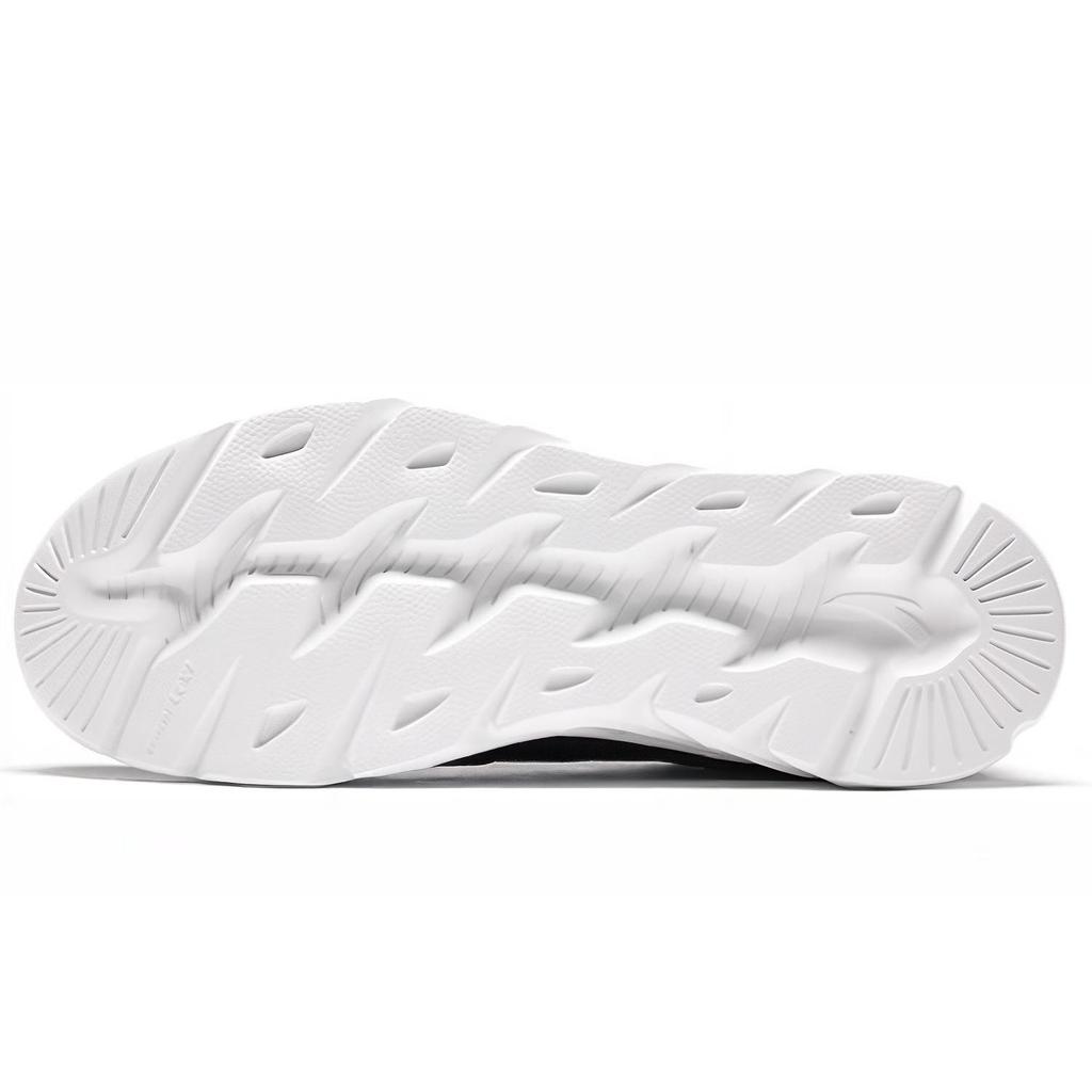 Anta Cushioning Slip Resistant Abrasion Resistant Breathable Lightweight Low top Running Shoes Men's Black 91815522-6