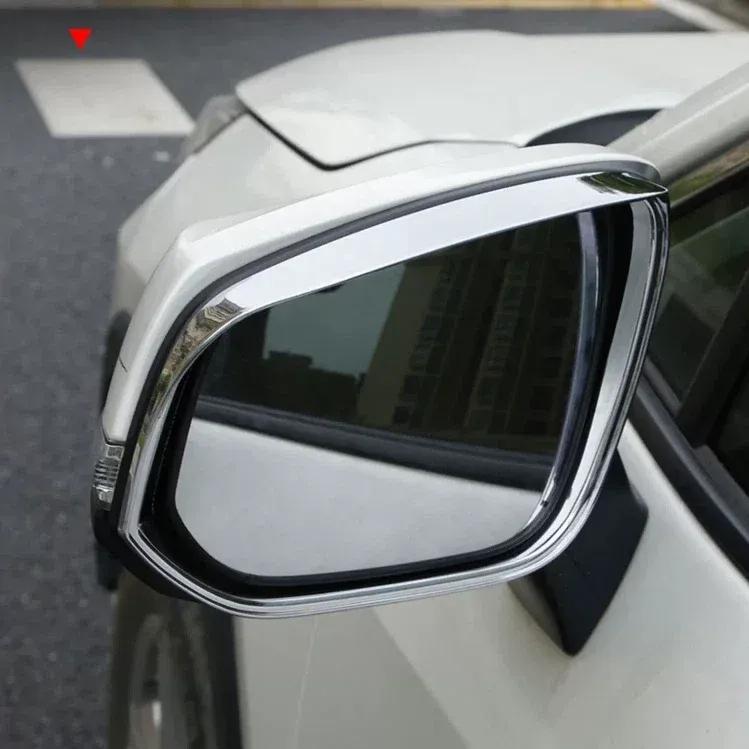 For Toyota Tundra Sequoia  2024 2025 Car Rearview Side Mirror Rain Eyebrow Mirror Shield Cover Shield Visors Frame