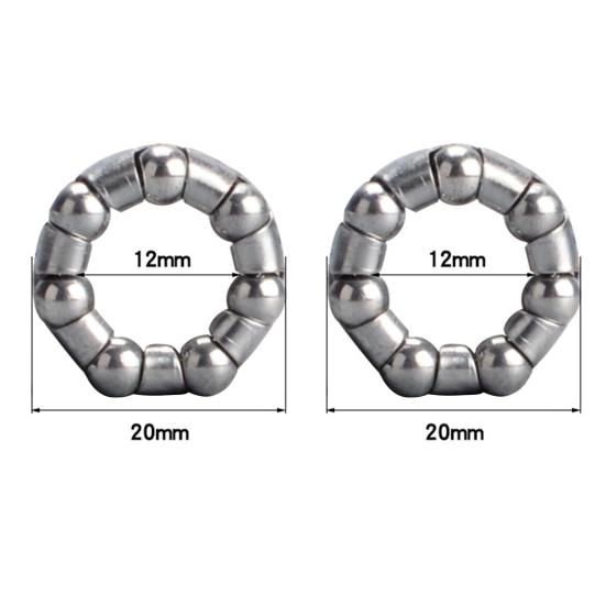 2 Stück Fahrrad-Steuersatzkugeln Hohe Härte Verschleißfestigkeit Lange Lebensdauer Breite Anwendungen Vorne
