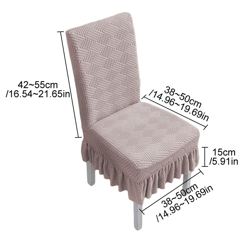 1ks elastický měkký proti zašpinění Jídelna Obývací pokoj Dekorace Hoem Sukně Potah sedáku Potah na židli