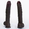 13.18 Inch Realistic Liquid Silicone Dildo with Strong Suction Cup, Soft Flexible Body-Safe Silicone, Waterproof, Discreet Packaging